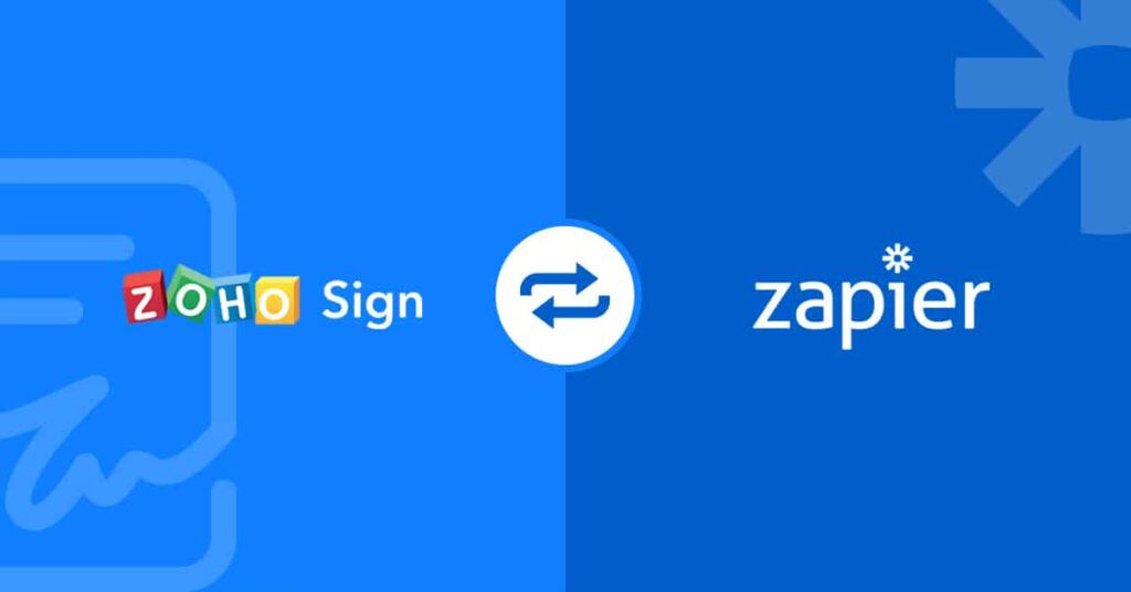 Presentamos la integración de Zoho Sign con Zapier
